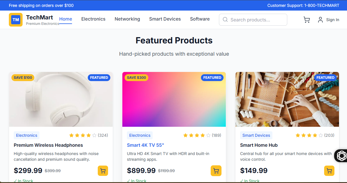 TechMart E-Commerce